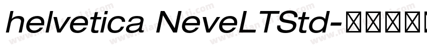 helvetica NeveLTStd字体转换